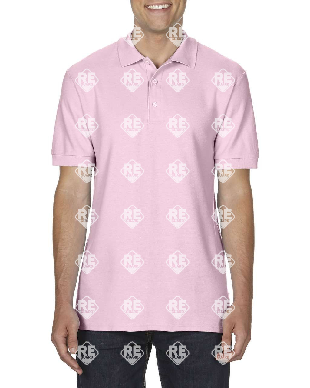 PREMIUM COTTON® ERWACHSENE DOPPEL PIQUÉ POLO Schwarz 2XL