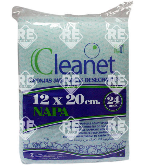 Cleanet Einweg Seifenschwamm (24St/Pak, 75Pak/Krt)