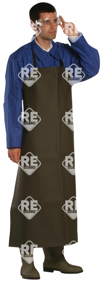 Metzgerschürze, weiß 70X100