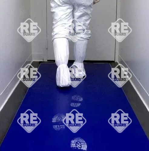 Antibakterielle Klebematte 45x115 30-lagig 10 Pak/Krt blau