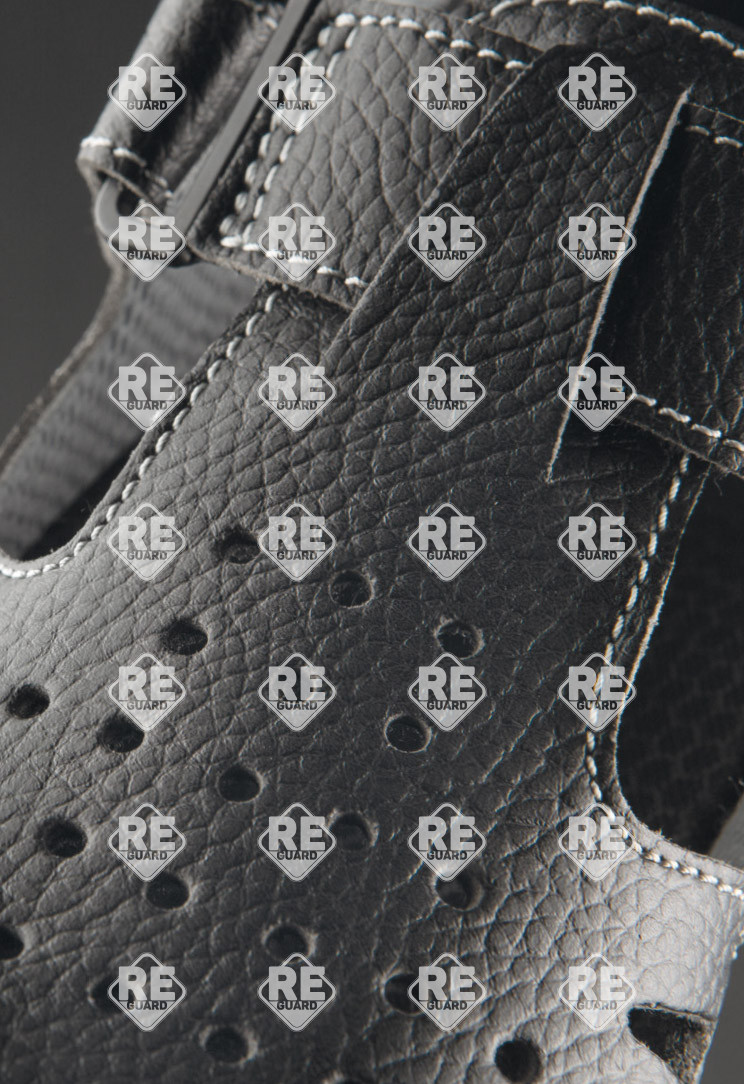 ARTRA ARMEN  900 6060 S1 SRC fekete bőr szandál 35