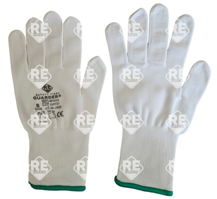 Guarder Polyester Handschuh ohne Beschichtung Gr: 6