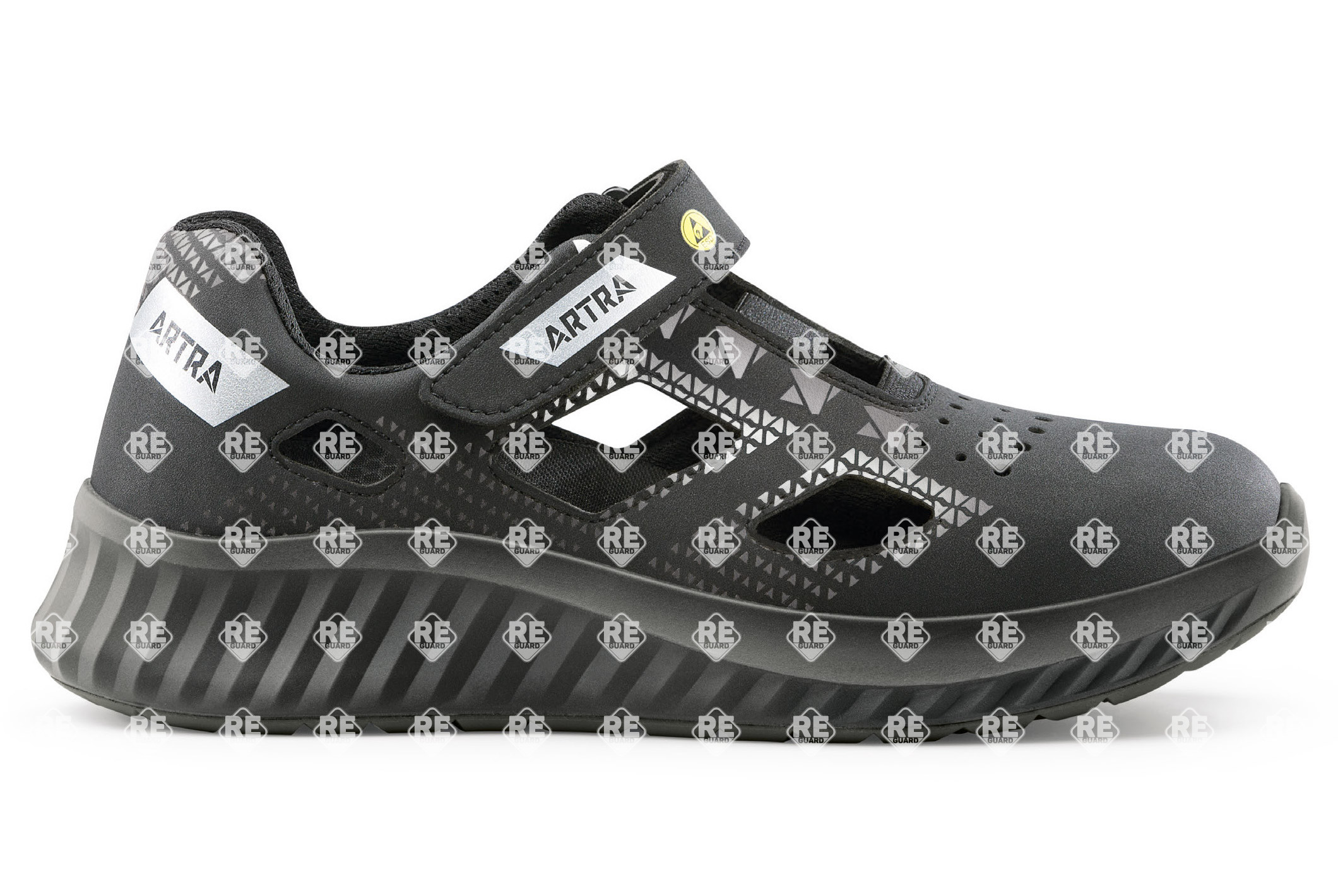 ARSO 701 616560 S1P ESD SRC schwarz Sicherheitssandalen 35