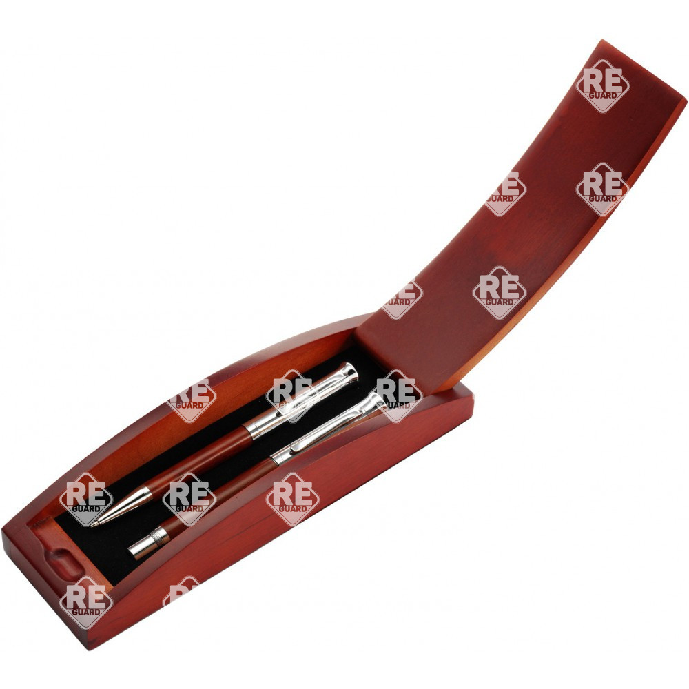 Rosenholz Stiftset 2 teilig braun