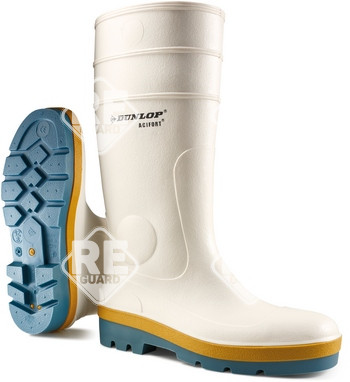 DUNLOP ACIFORT TRICOLOR Weiß Stiefel 40
