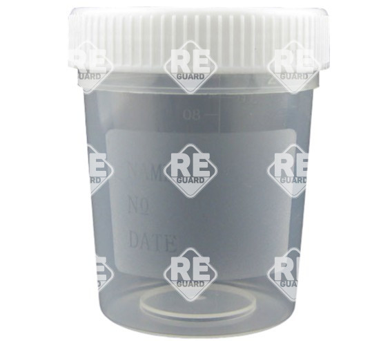 Urinbecher mit Schraubdecke, steril