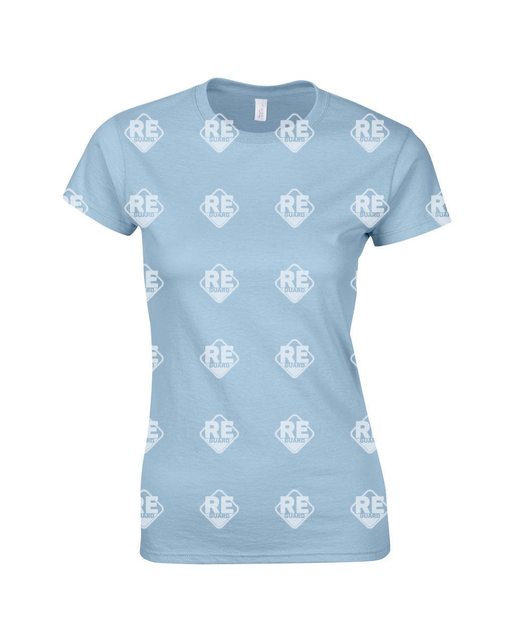 SOFTSTYLE® T-shirt für Damen Light blue 2XL