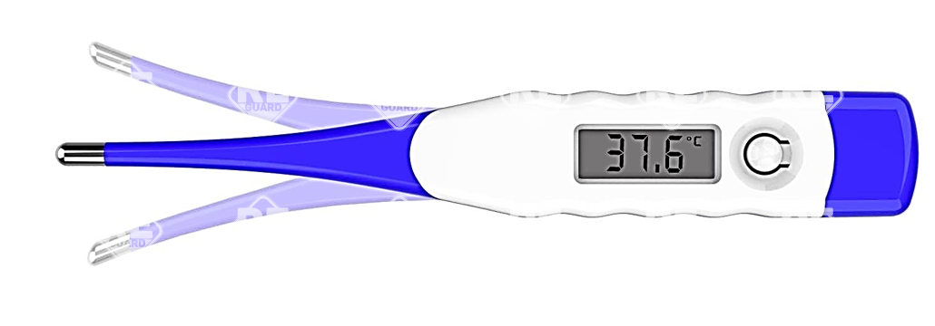 Digitaler Fibertermomether mit flexibilischem Ende