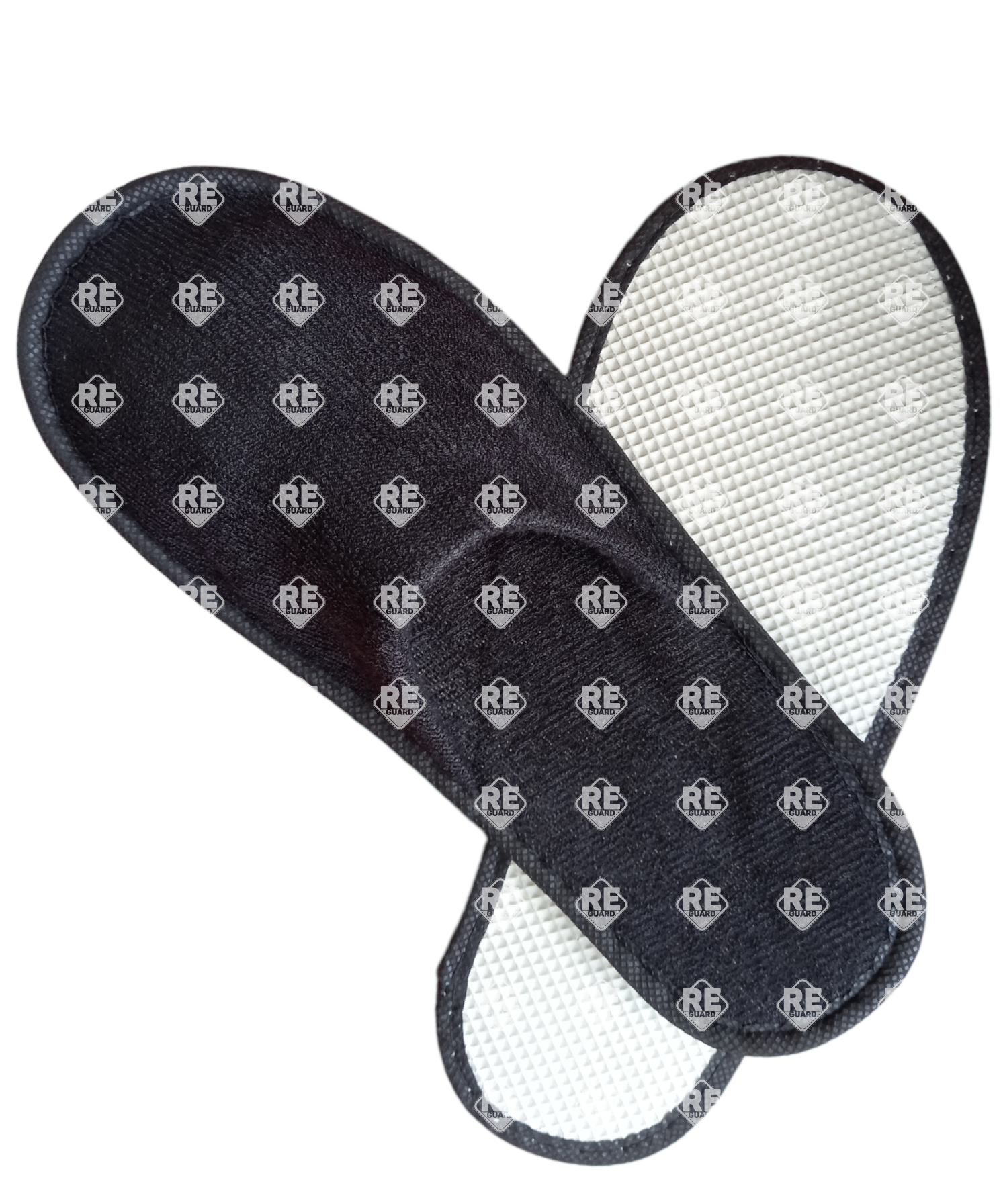 Slipper Guarder Froteetee geschlossen Spitze weiß