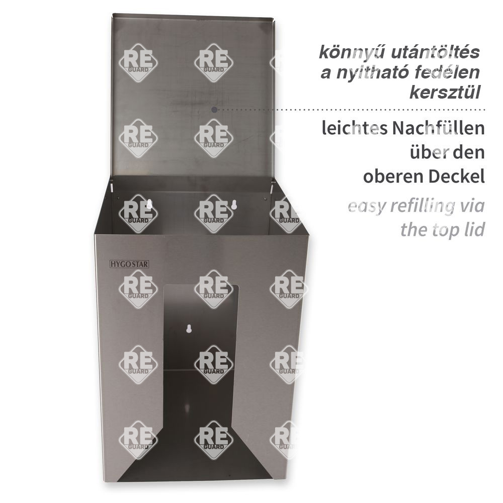 Spender für Kittel und Overalls Hygostar Edelstahl