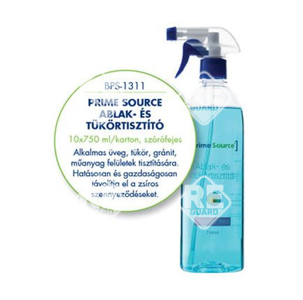 Prime Source 1311 Ablak- és tükörtisztító, szórófejjel 750 ml
