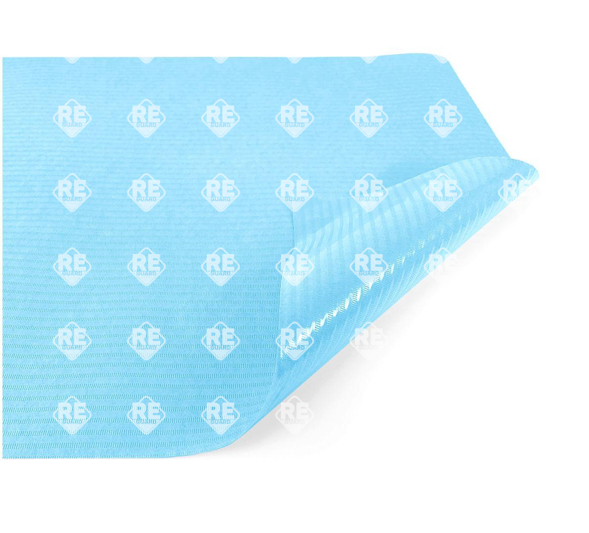 Medizinisches Bettlaken 1-lagiges Papier mit PE-Beschichtung 60 x 50 m blau