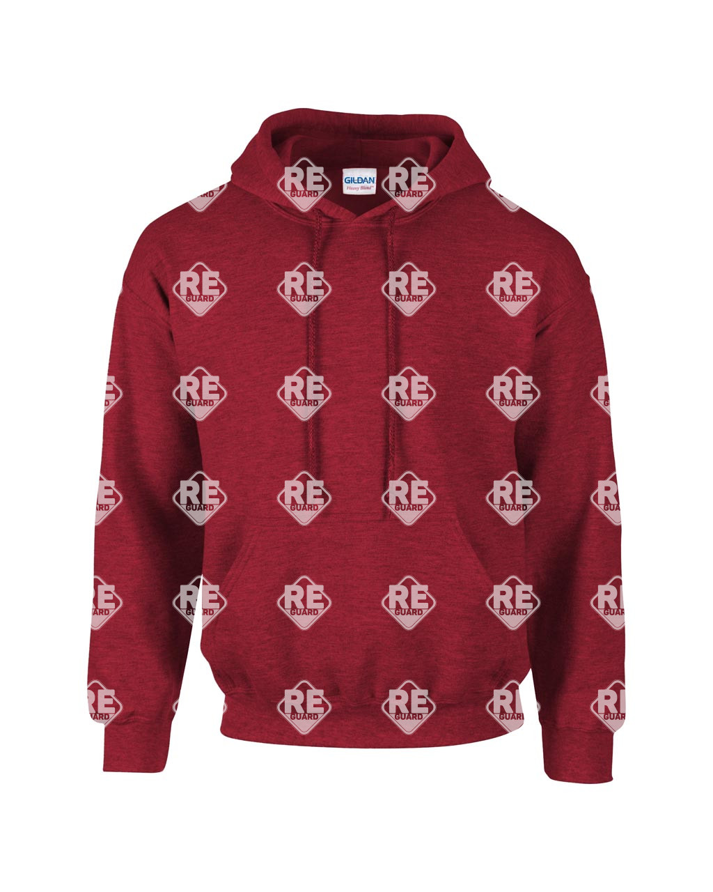 HEAVY BLEND™ SWEATSHIRT MIT KAPUZE FÜR ERWACHSENE Antique Cherry Red 2XL