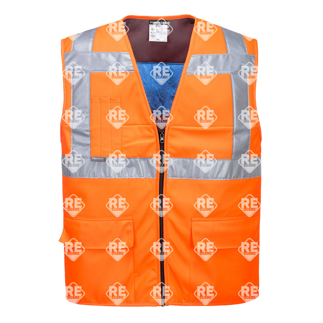 Jól láthatósági hűtőmellény narancs L/XL