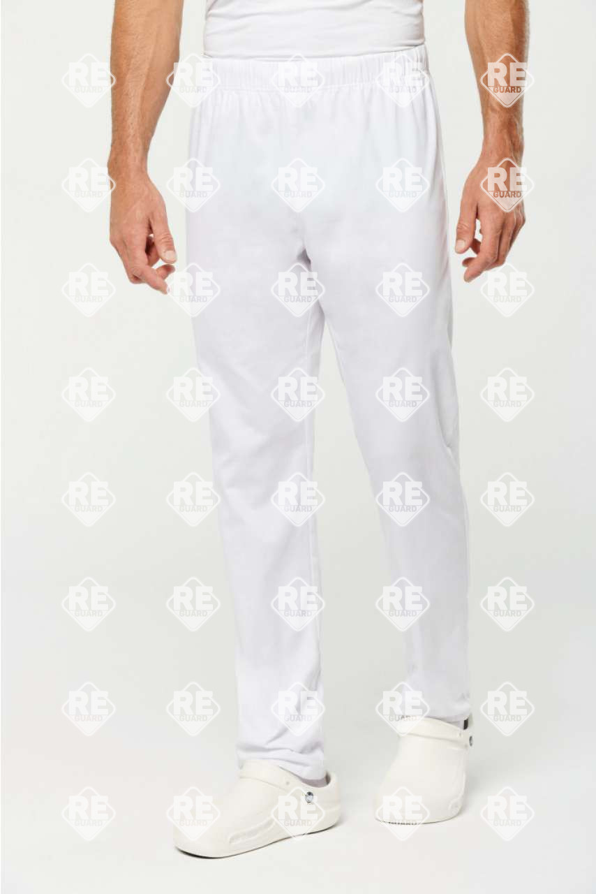 WK704 UNISEX BAUMWOLLHOSE, white 2XL