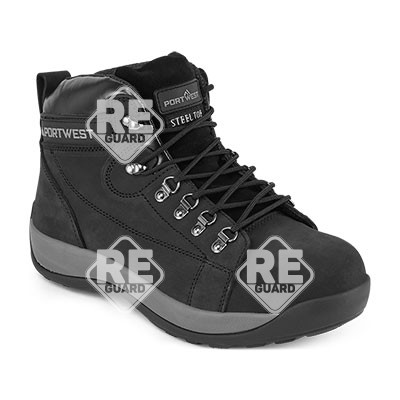 Steelite halbhoher Stiefel SB HRO Schwarz 38