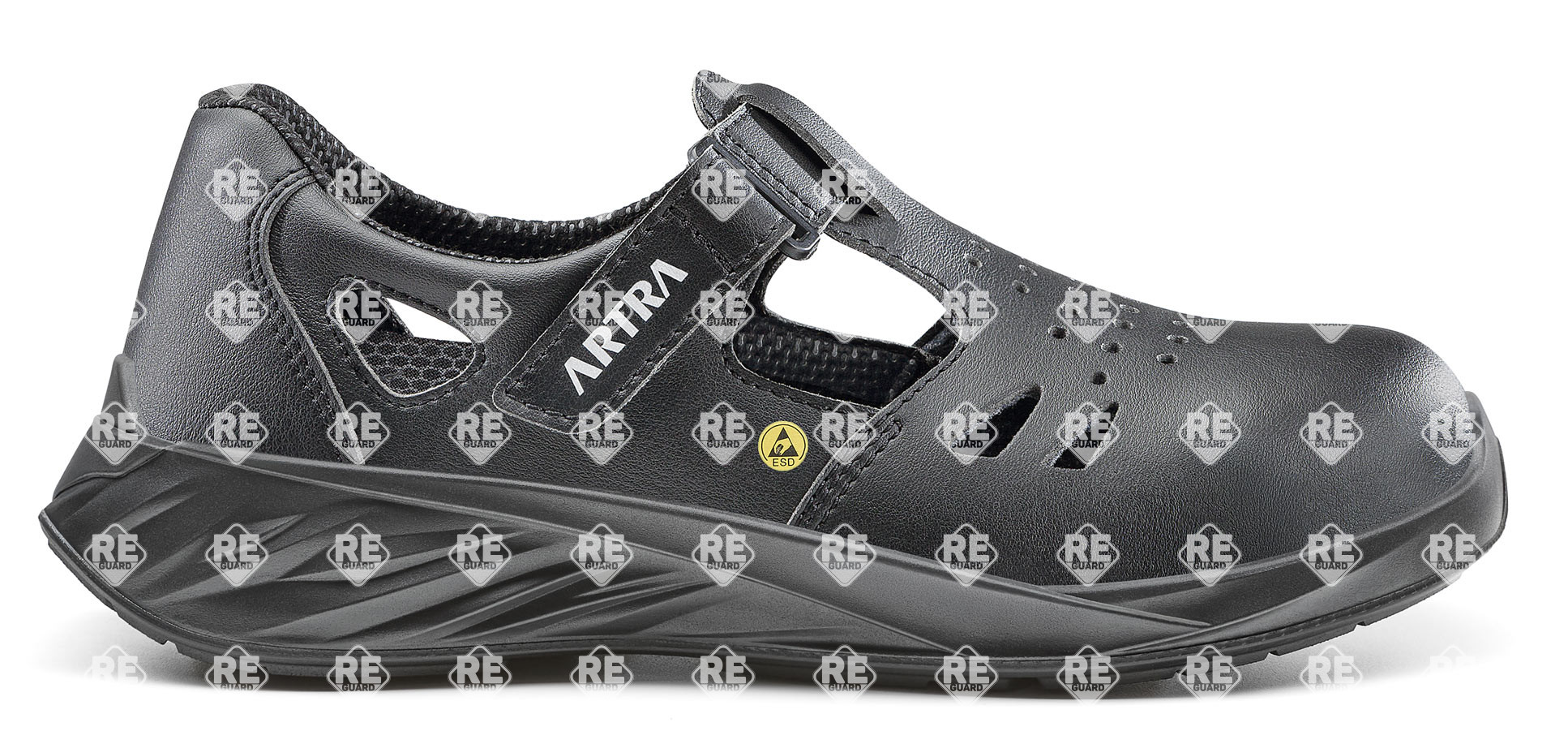 ARTRA ARMEN 9003 6660 S1 SRC ESD schwarz sandal 35