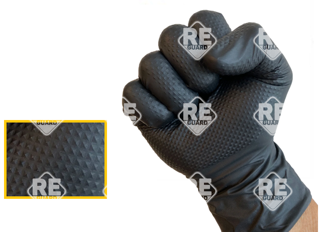 Guarder Nitril Schwarz Diamond Premium Strong (8.4g | 7.0mil) pf Handschuh XXL