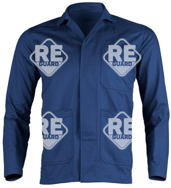 INDUSTRY Jacke blau 65% Polyester 35% Baumwolle 245g/m2