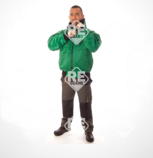 Rock Pilotenjacke, schwarz, Größe 2XL