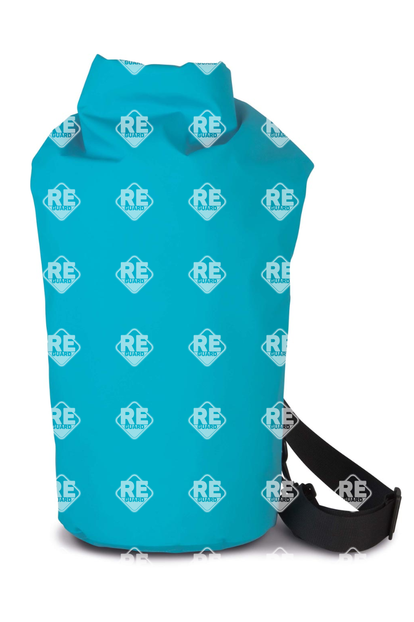 Wasserdichter packsack KIMOOD wasserblau 15 l