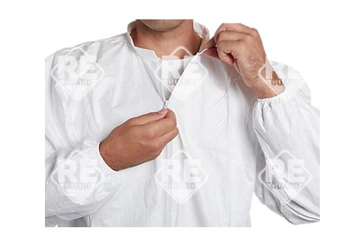 TYVEK Mantel mit Reißverschluss XL