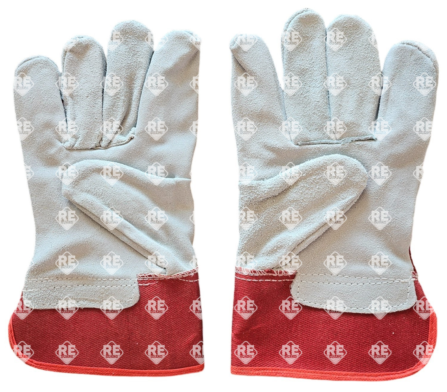 Guarder Split Lederarbeitshandschuhe rote size 10