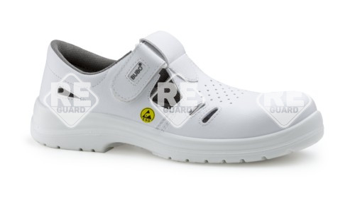 BUBO S1 SRC Sicherheitsschuh weiß/grau 35