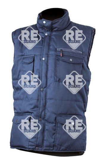 POLENA Steppweste, mit mehreren Taschen, marineblau L