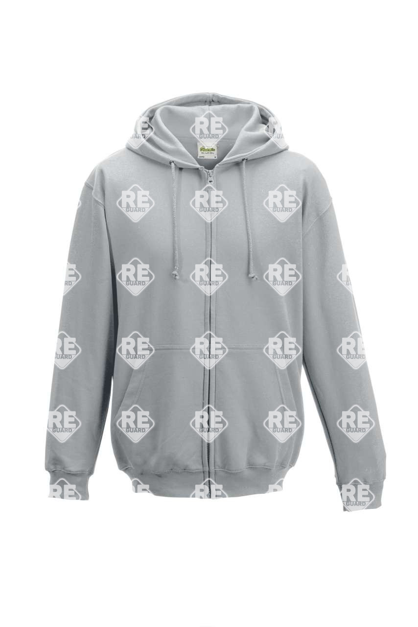 Pullover AWD Just Hoods 050, Rundhalsausschnitt, mit Kapuze, mit Reißverschluss, weiß 2XL