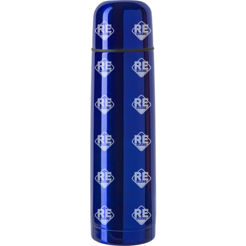 Doppelwandige thermosflasche aus edelstahl kobaltblau 500 ml