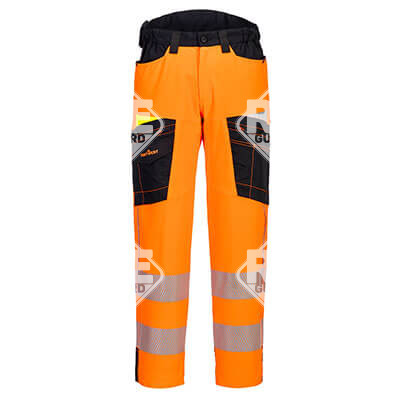 DX4 Hi-Vis Service-BundhoseOrange/Schwarz 28