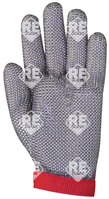 Kettenhandschuhe, Fünffinger (A) grün XS