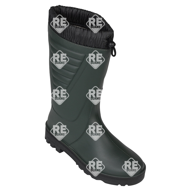 PVC Gefütterte Winterstiefel, grün, Größe 36