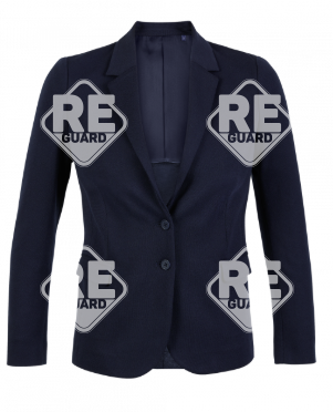 Damenblazer aus mischgewebe nacht 36