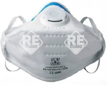 Supair 23305 FFP3SL NR D Flach Falten Maske