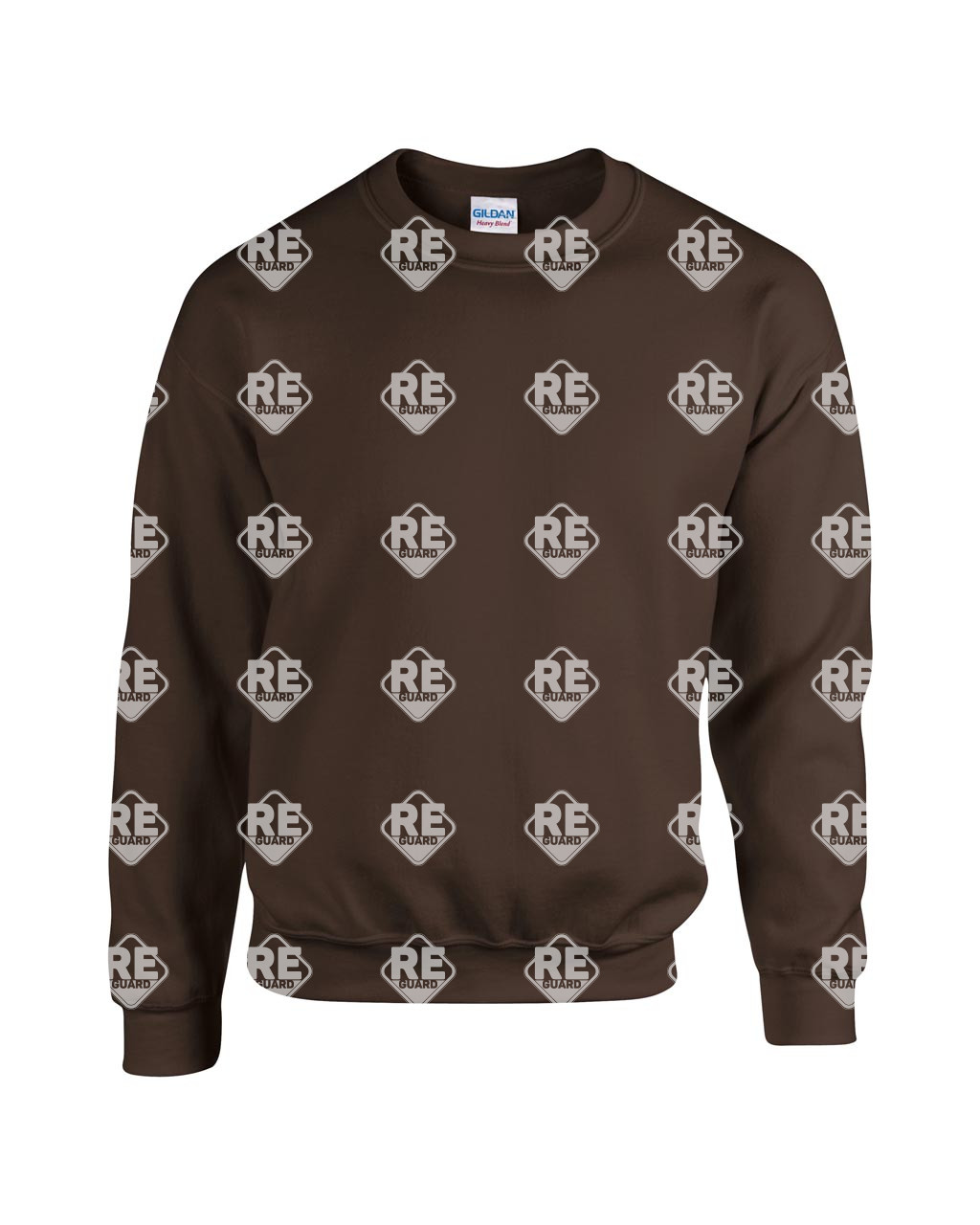 HEAVY BLEND™ SWEATSHIRT MIT RUNDHALSAUSSCHNITT FÜR ERWACHSENE Ash 2XL