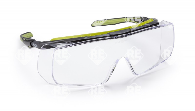Overlux klare Sicherheitsüber-Brille KN