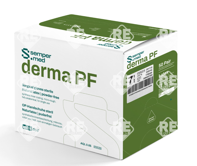 SEMPERMED® Derma puderfreie sterile Handschuhe 6,5
