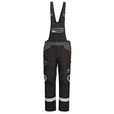 WX3 Modaflame Work FR Latzhose Schwarz L