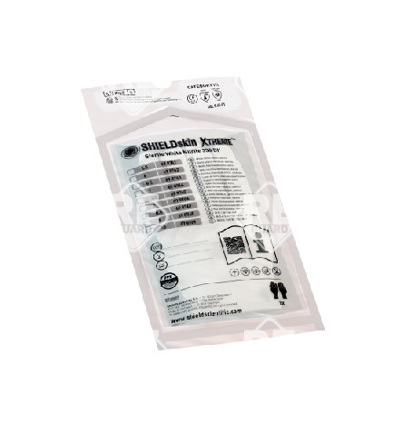 SHIELDskin XTREME STERIL White Nitrile 330 DI+ pf handspez. Reinraumhandschuh 20Paar/Beutel 5.5