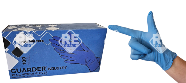 Guarder Industry Nitril 3.5g  blauer Handschuh L