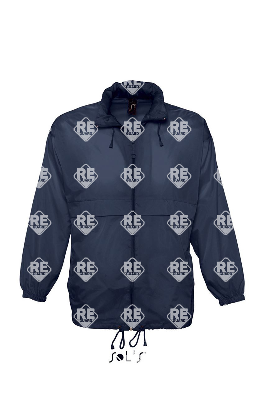 SO32000 SOL'S SURF - UNISEX WASSERABWEISENDE WINDBREAKER BLACK 2XL
