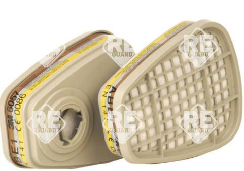 3M 6057 ABE1 Gas-, Dampf- und Partikelfiltereinsatz