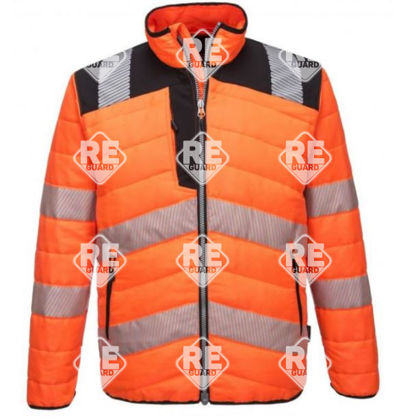 PW3 Warnschutz-Steppjacke Orange 4XL