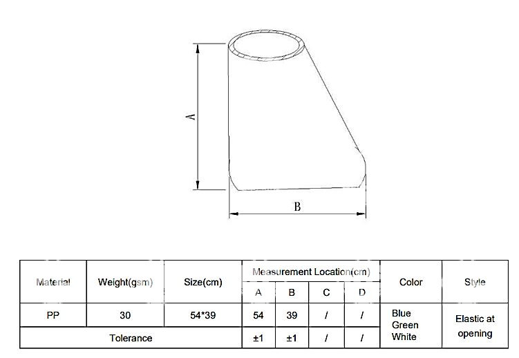 Überstiefel Guarder PP 54x39 cm
