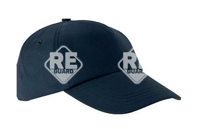 KP034 FIRST - 5 PANELS CAP black