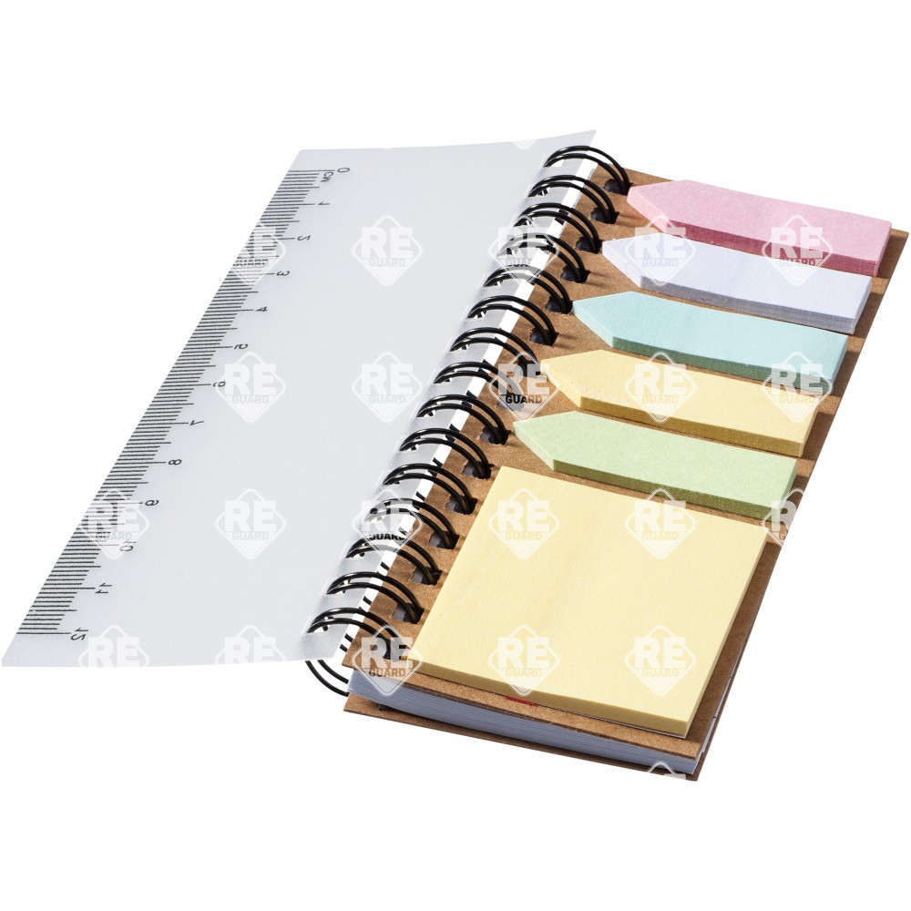 Spiral-haftnotizen mit PP-umschlag transparent