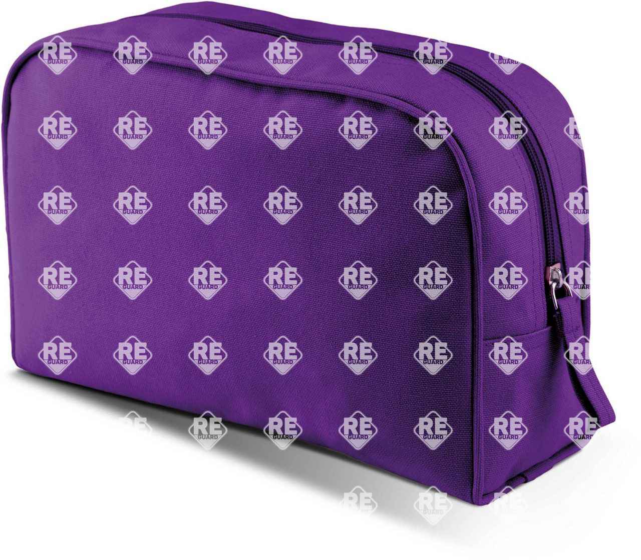 Kosmetiktasche aus baumwollcanvas KIMOOD gebranntes limettengrün