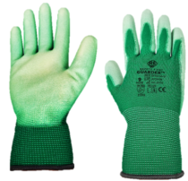 GUARDER® Polyesterhandschuhe, PU-Handfläche getaucht, Grün